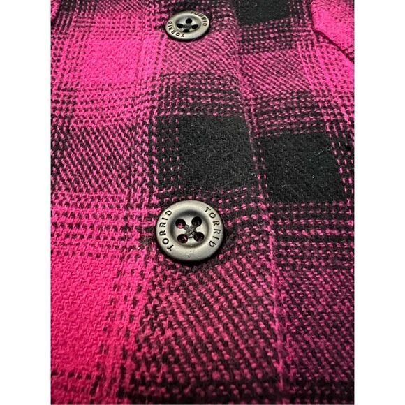 Torrid Cotton Midi Shacket size 1 fit XL or 1X - Picture 11 of 13